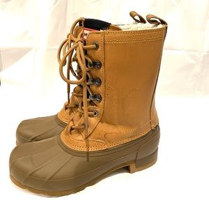 Hunter shearling lined duck boots